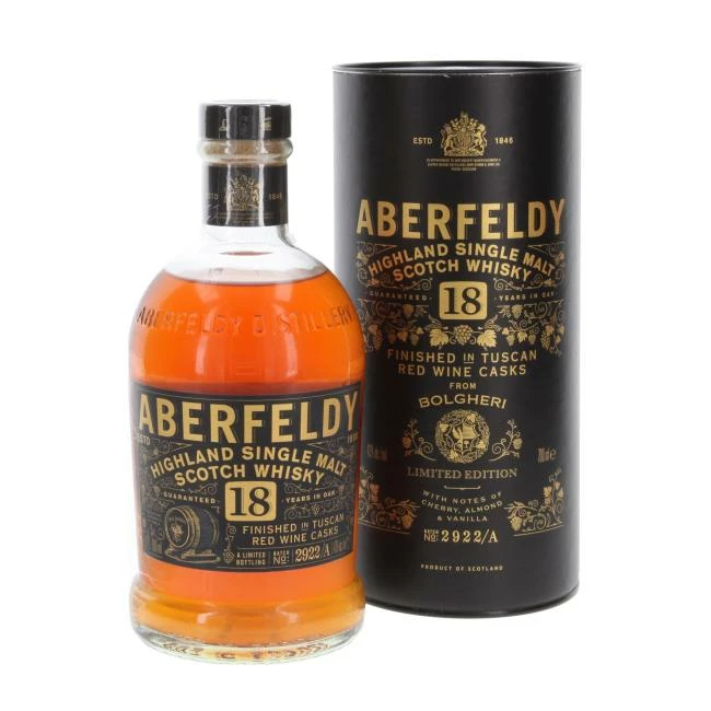 Aberfeldy Bolgheri 18 Jahre 1 Aberfeldy Bolgheri 18 Jahre