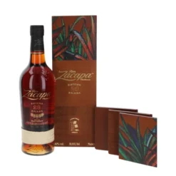 Ron Zacapa 23 Solera Rum - Holzbox Mit 3 Untersetzern